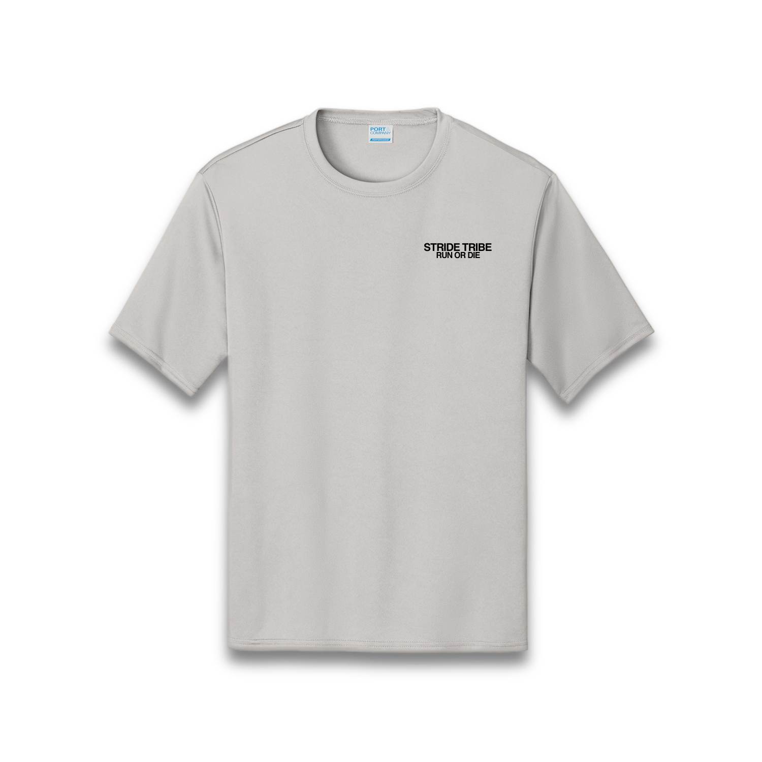 Run or Die Core Performance Tee - Silver