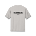 Run or Die Core Performance Tee - Silver