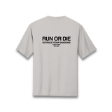 Run or Die Core Performance Tee - Silver