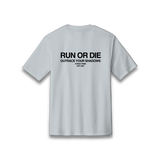 Run or Die Core Performance Tee - White