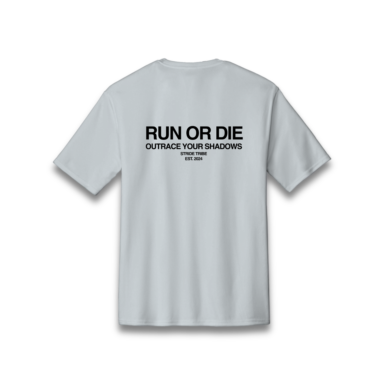 Run or Die Core Performance Tee - White