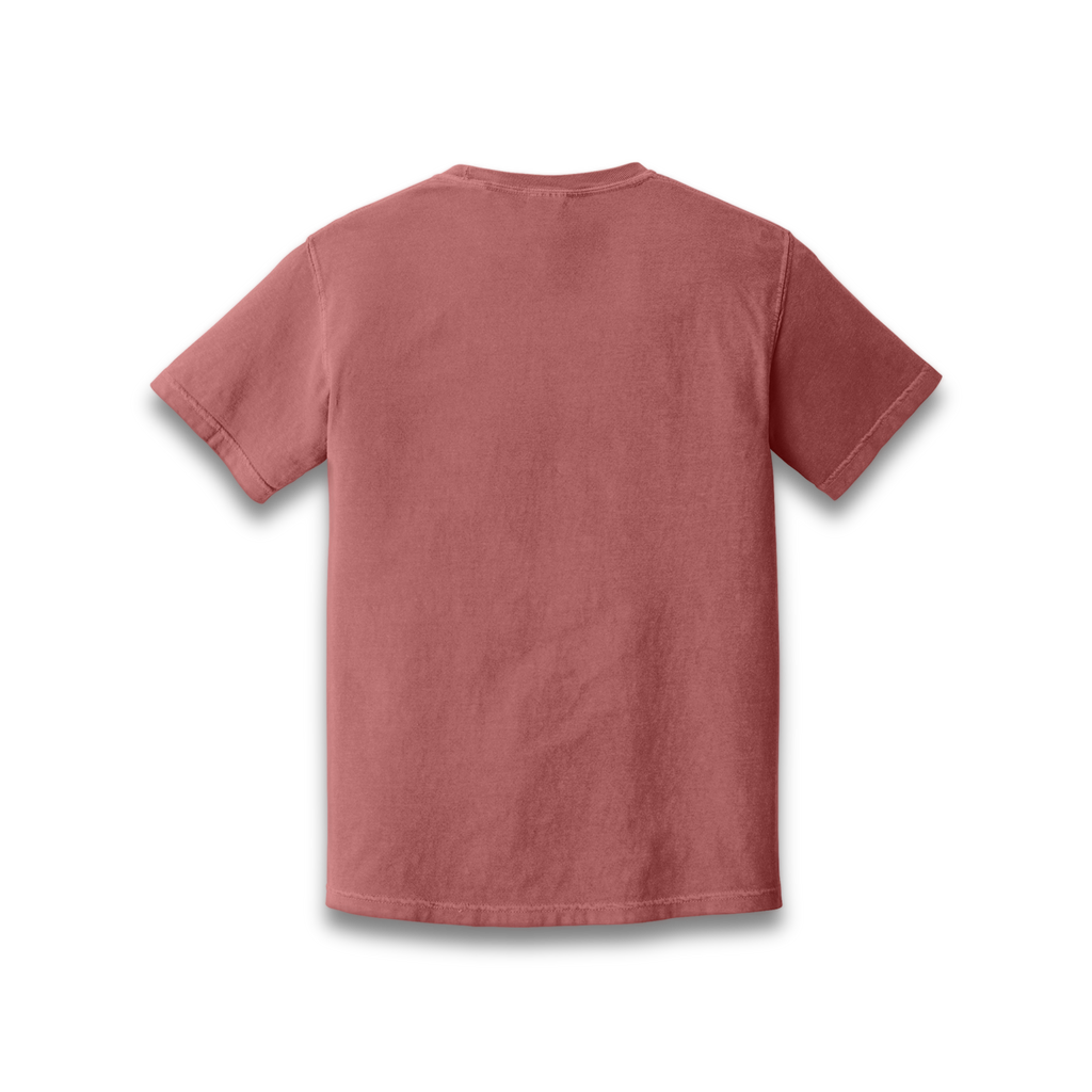 Born to Endure Casual Tee in Crimson, back