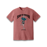 Born to Endure Casual Tee - Crimson