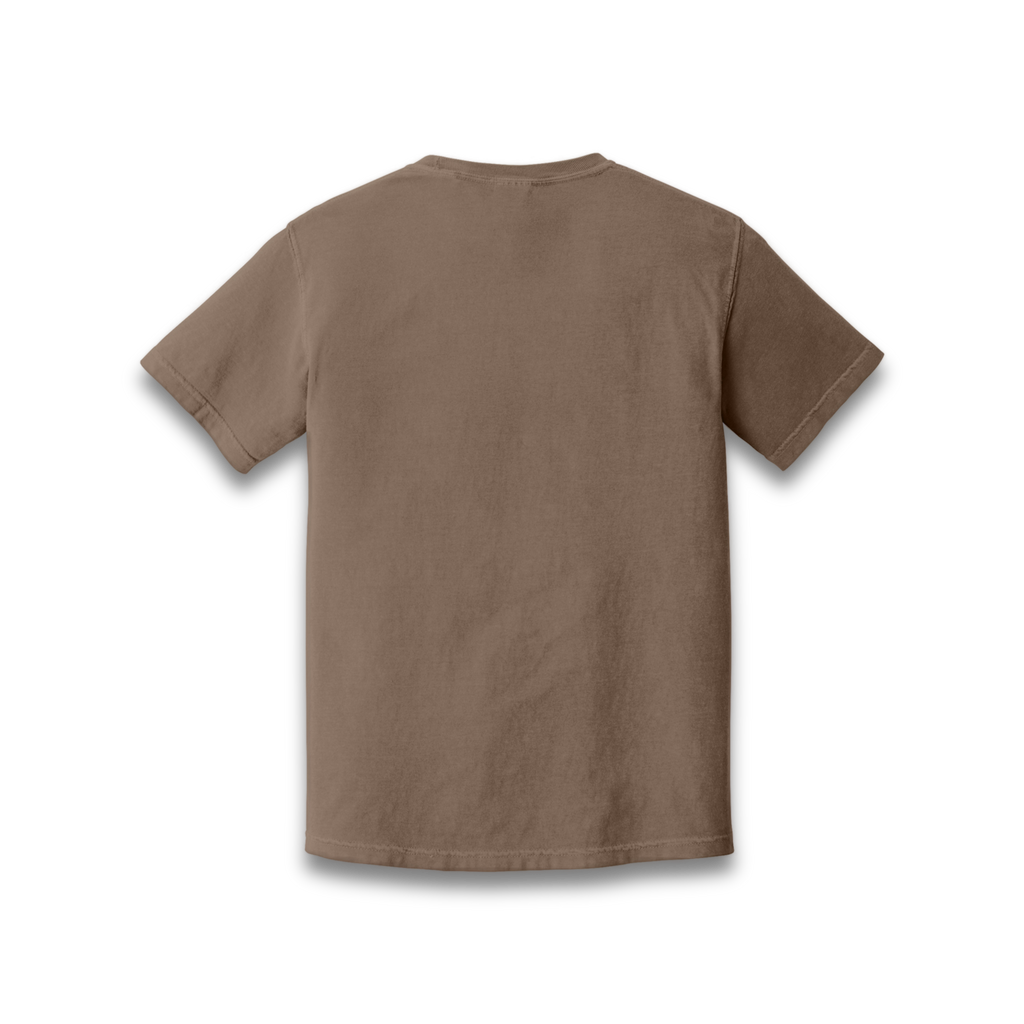 Born to Endure Casual Tee in Espresso, back