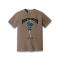 Born to Endure Casual Tee in Espresso, front