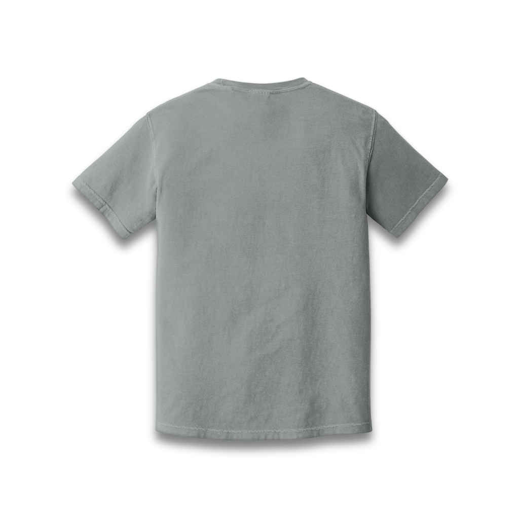 Born to Endure Casual Tee in Granite, back