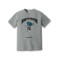 Born to Endure Casual Tee in Granite, front