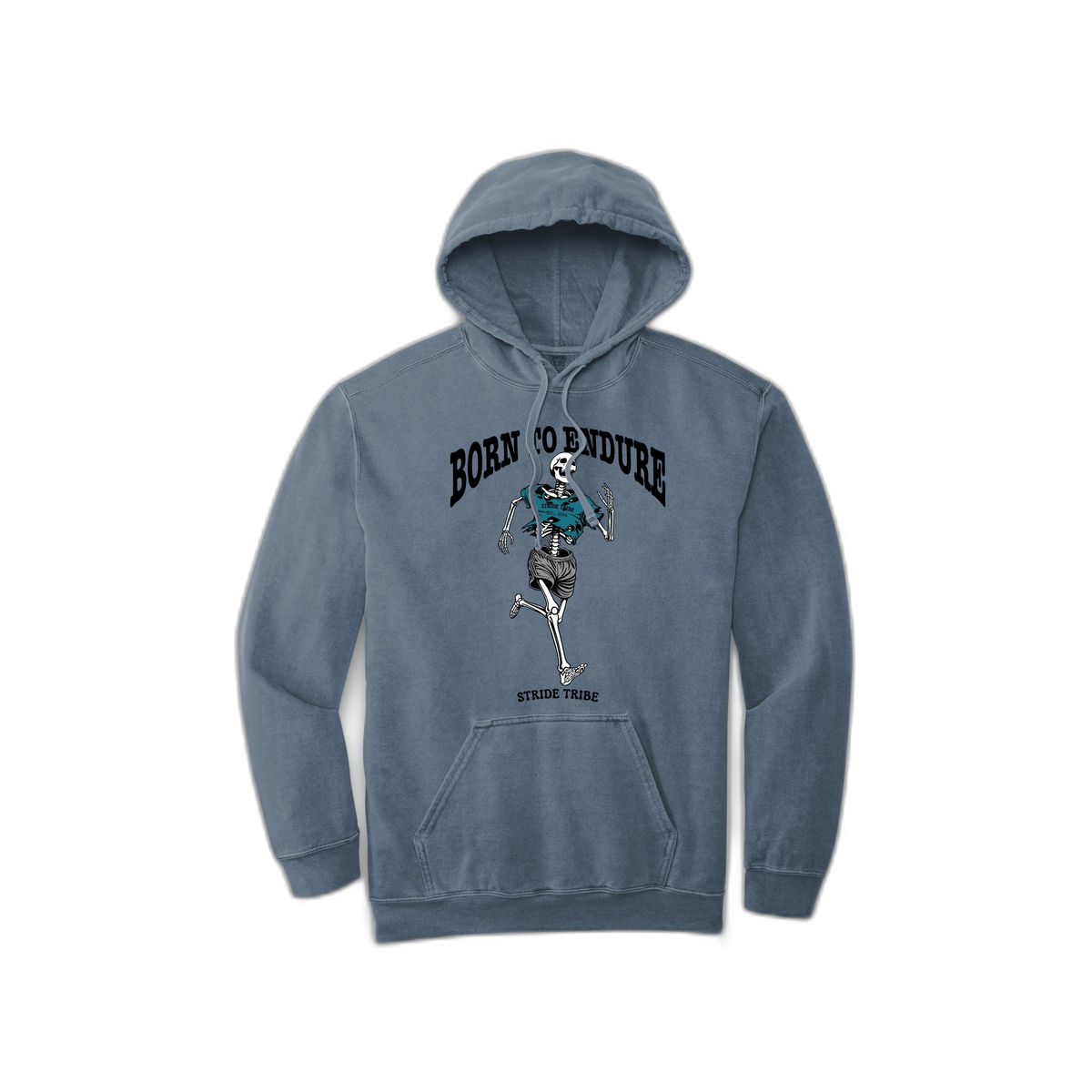Born to Endure Hoodie - Blue Jean