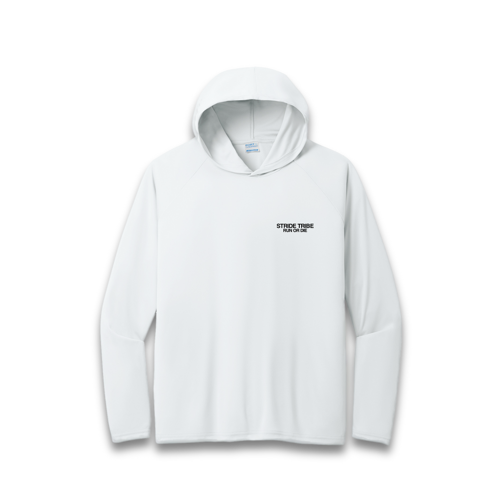 Run or Die Core Sun Hoodie - White