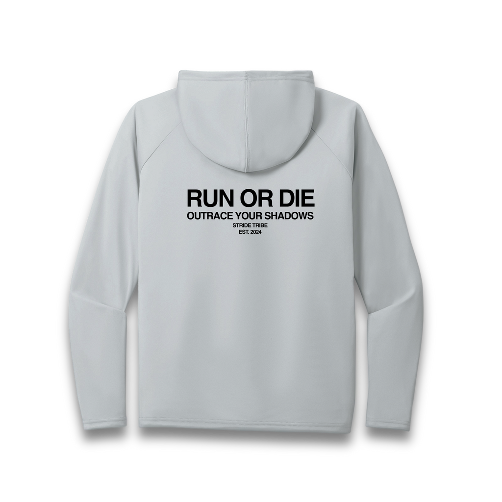 Run or Die Core Sun Hoodie - White