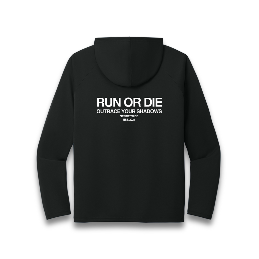 Run or Die Core Sun Hoodie - Black