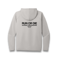 Run or Die Core Sun Hoodie - Silver