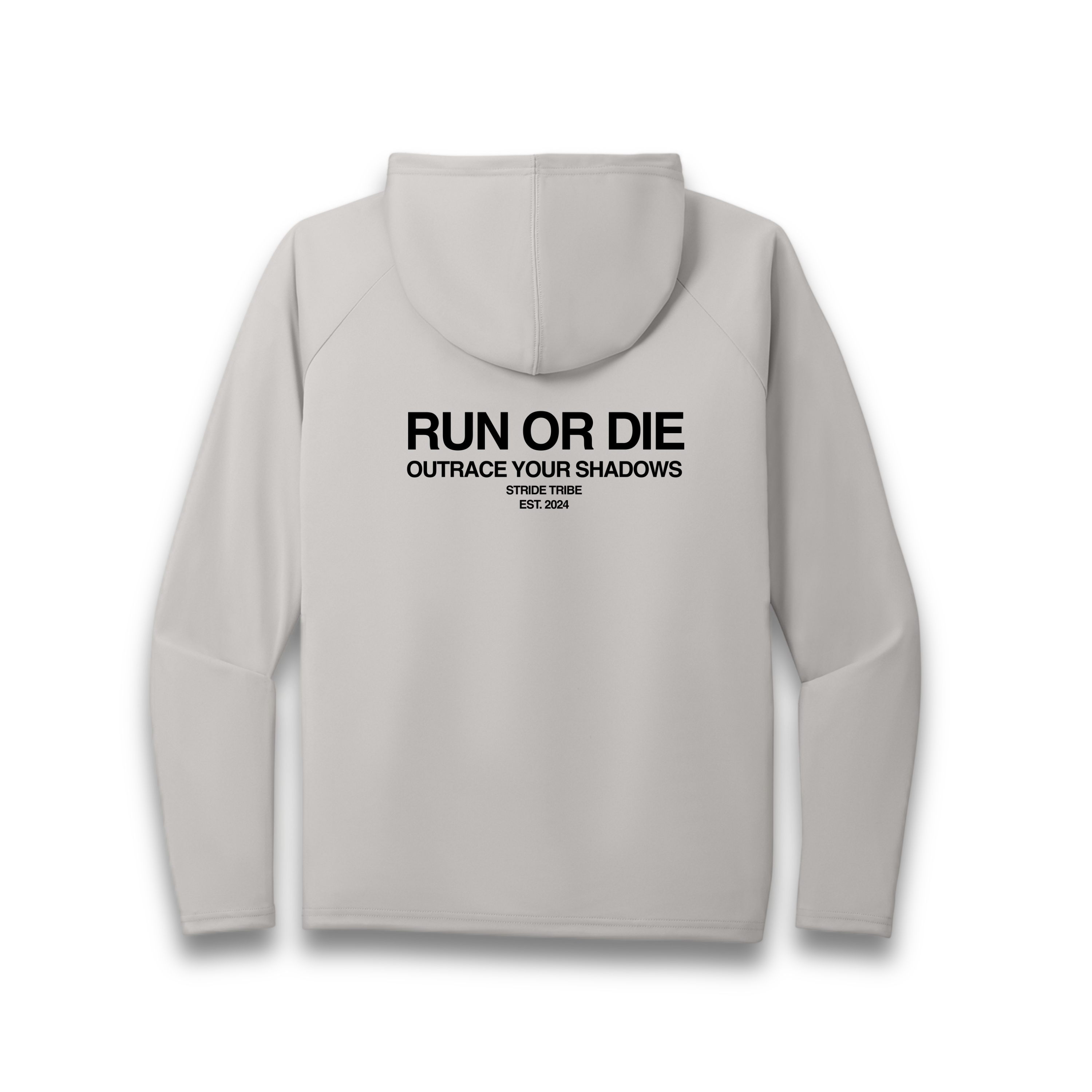 Run or Die Core Sun Hoodie - Silver
