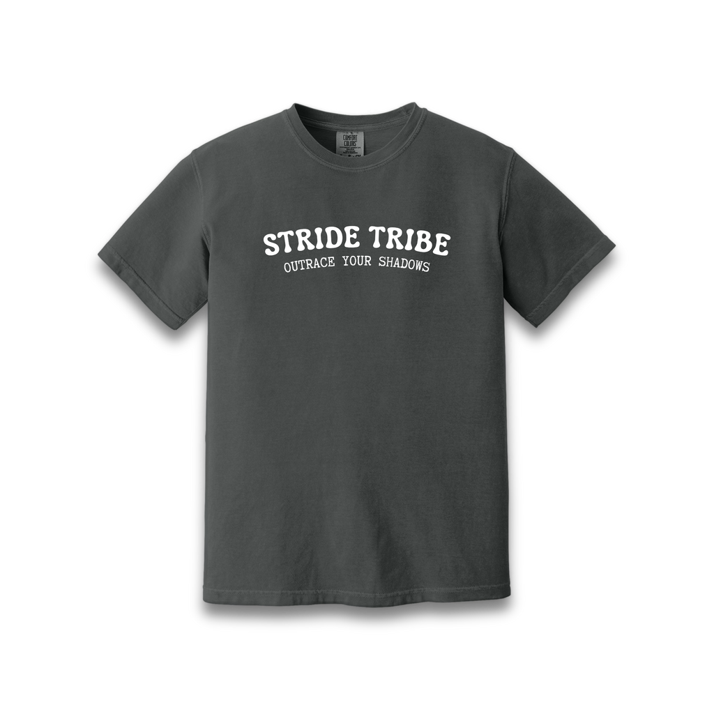 Tribe Casual Tee in Graphite, front