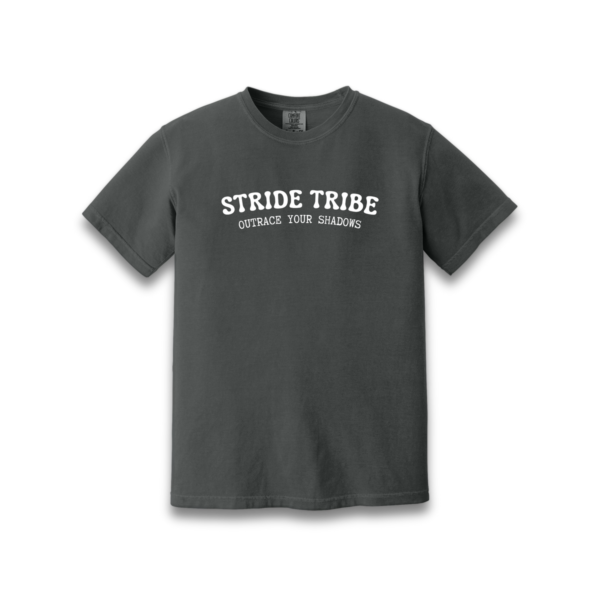 Tribe Casual Tee in Graphite, front